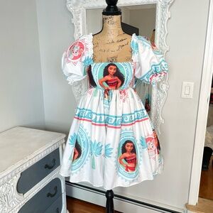 New York Couture *One of a Kind* MOANA Puff Sleeve Dress